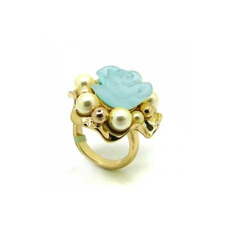Cotton Blue Bloom