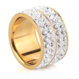 Double Blinging Ring (On Gold)