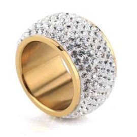 Bling you Ring (with yellow gold)